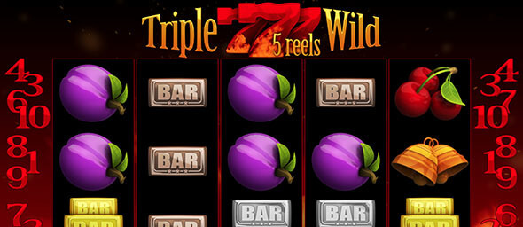 Výherní automat Triple Wild Seven 5 Reels
