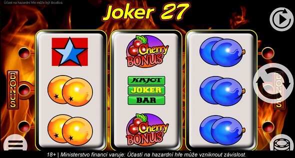 Automat Joker 27 online a zdarma u Fortuny