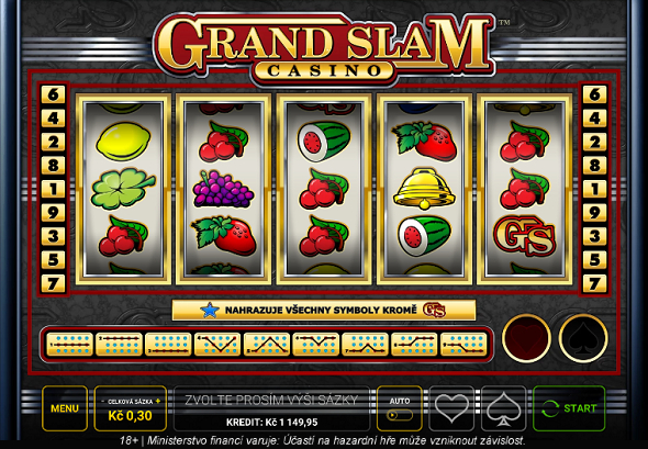 Výherní automat Grand Slam casino u Fortuny