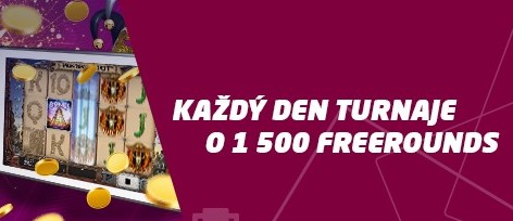 Podvečerní turnaje o 1.500 freerounds v SYNOT TIP casinu