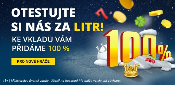 Fortuna 100% bonus za 1.000 Kč vklad