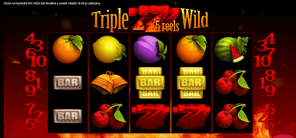 Automat Triple Wild Seven 5 Reels