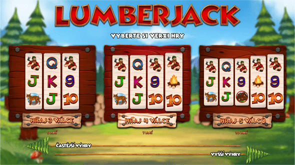 Unikátní hrací automat Lumberjack
