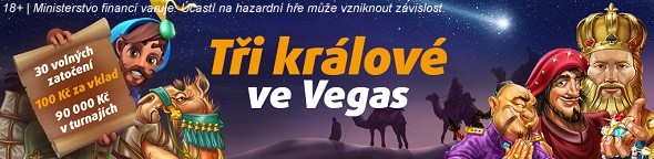 Bonus při akci Tři králové ve Vegas