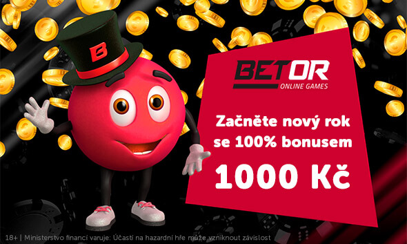 Vkladový bonus až 1 000 Kč u Betoru