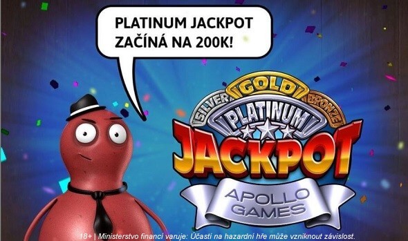 Apollo platinový jackpot u Sazka Her