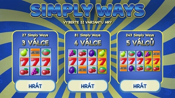 Hrací online automat Simply Ways
