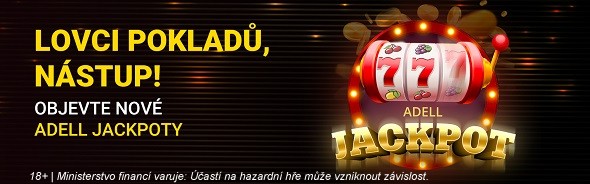 Padl gold Adell jackpot v casinu Fortuna!