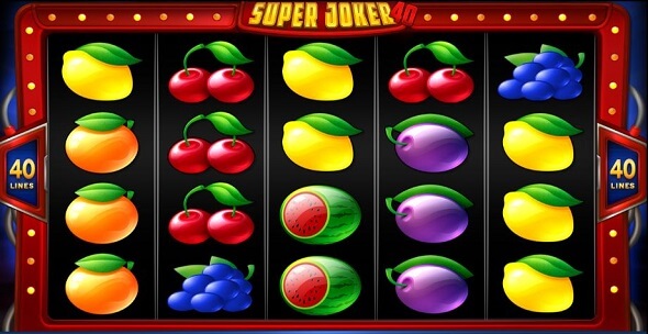 Hrací automat Super Joker 40 u Tipsport Vegas