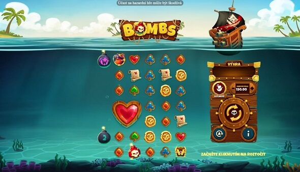 Pirátský automat Bombs