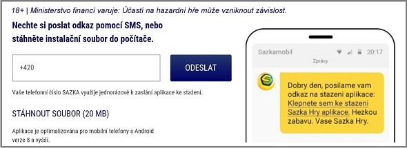 Casino aplikace Sazka Hry s automaty