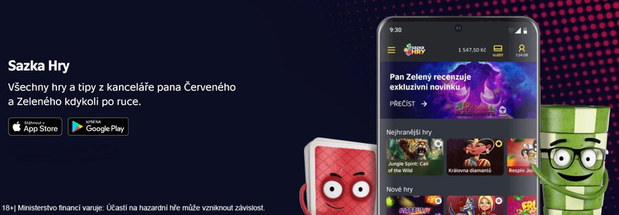 Sazka aplikace zdarma ke stažení na Android i iOS
