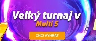 Velký turnaj Multi 5 u Tipsportu Vegas