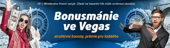 BONUSMÁNIE se vrací do Tipsport Vegas!