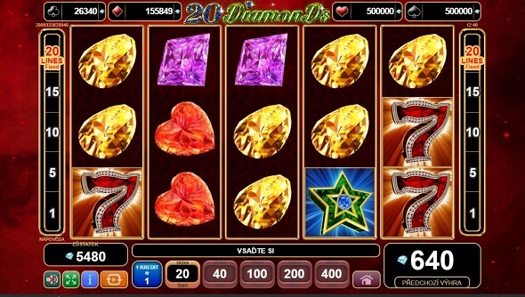 20 Diamonds - online automat od EGT