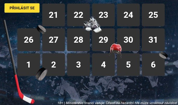 Hokejový kalendář od Fortuny k MS 2021
