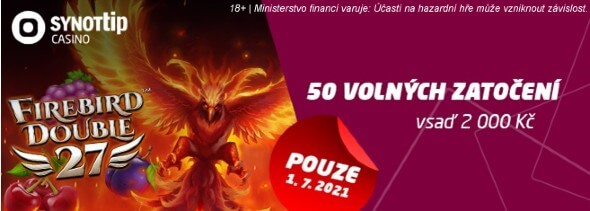 Získej 50 volných zatočení