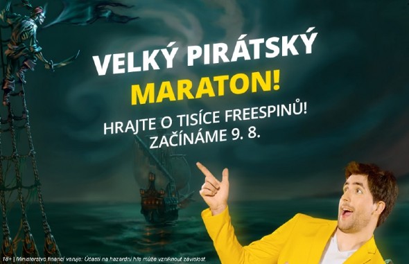 Užij si Velký pirátský maraton od Fortuny