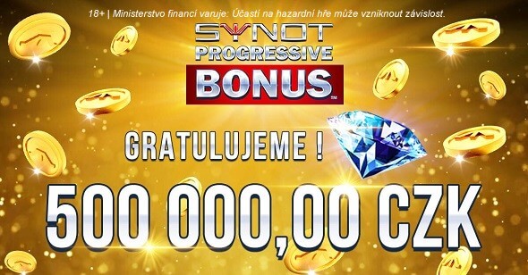 Nejvyšší možný jackpot 500 000 Kč padl u Sazka Her