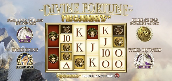 Divine Fortune Megaways - bonusové funkce