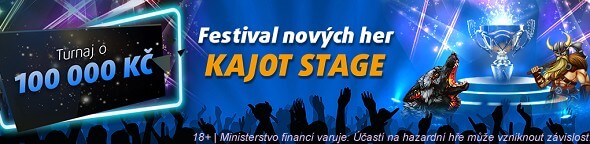 První festival Kajot her u Tipsportu Vegas