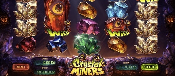 Crystal Miners - recenze Apollo automatu