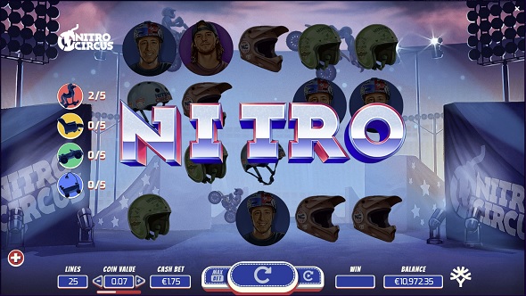 Nitro Circus - výherní automat
