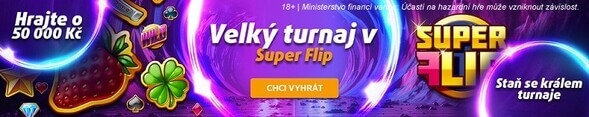 Turnaj SuperFlip o 50 000 Kč u Tipsportu