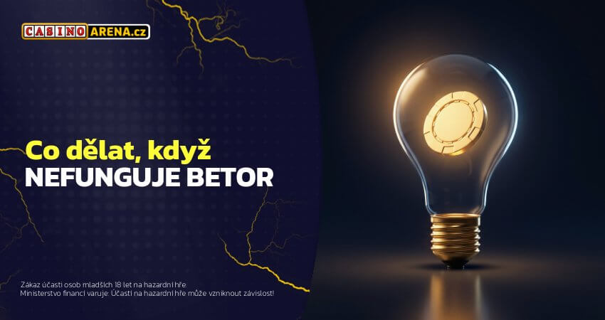 Betor casino výpadek
