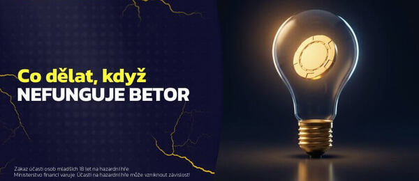 Betor casino výpadek