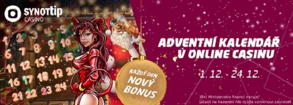 Užijte si SYNOT TIP adventní kalendář