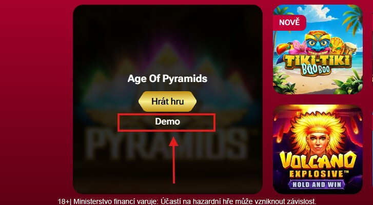 Demo režim LuckyBet