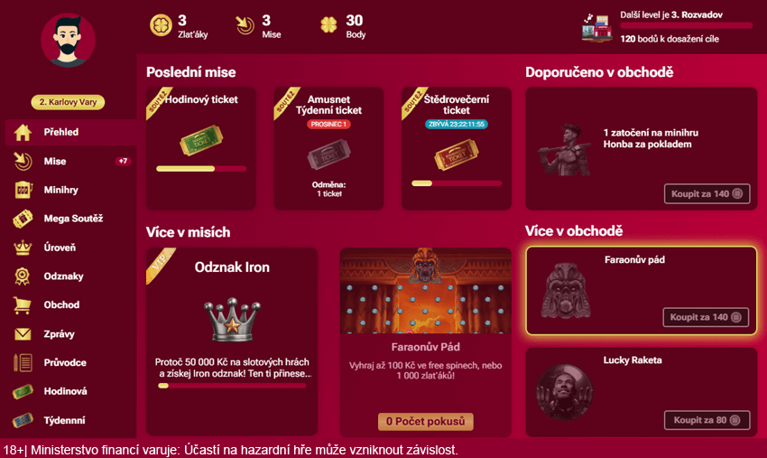 LuckyBet má jeden z&nbsp;nejpropracovanějších věrnostních programů na českém trhu