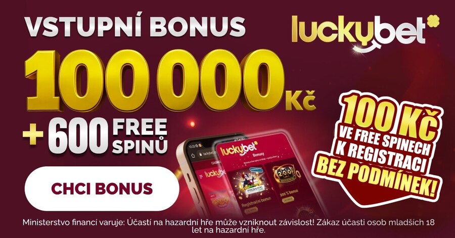 Vstupní bonus LuckyBet