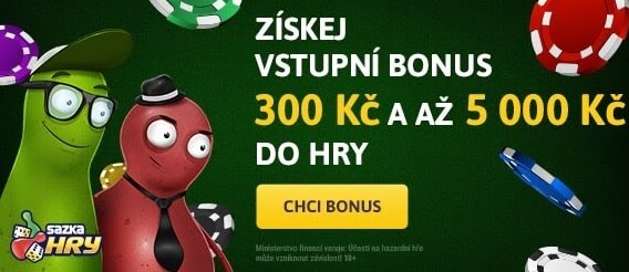 Získej bonus u Sazka Her.