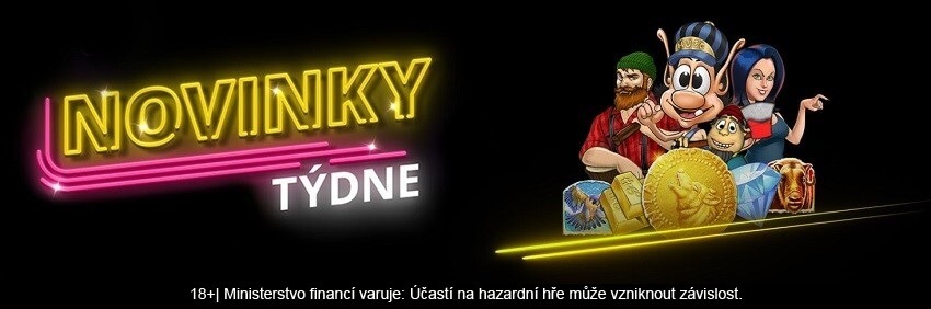 Zahrajte si novinky týdne u Fortuny.