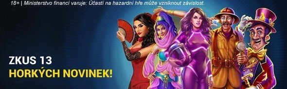 Nové automaty v online casinu Fortuna Vegas