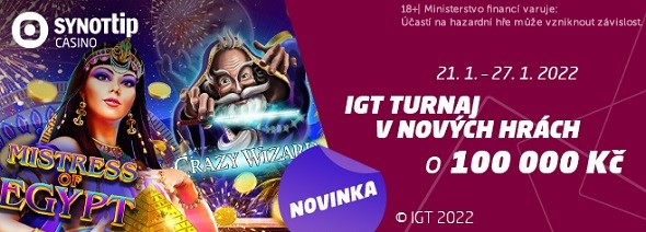 Zapojte se do IGT turnaje v nových hrách