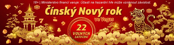 Čínský Nový rok ve Vegas a 22 free spinů