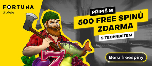 Fortuna volné otočky za první vklad