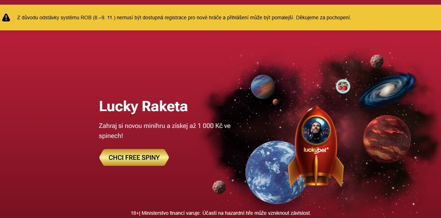 LuckyBet výpadek – jak postupovat?