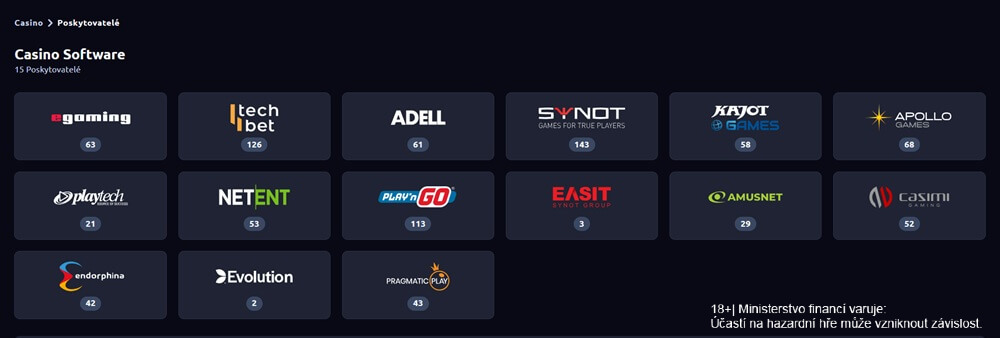 V Betanu najdete automaty od těch nejlepších výrobců na trhu