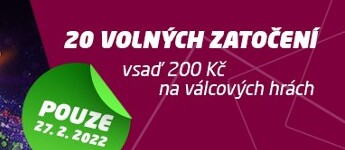 20 volných zatočení od SYNOT TIPu