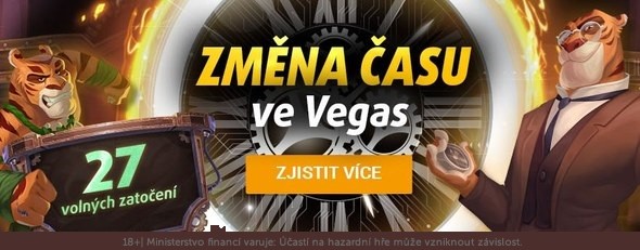 Vyzvedněte si až 54 volných zatočení v casinu Vegas.