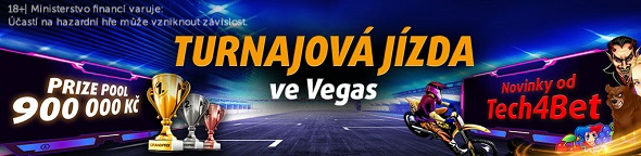 Rozjedete to v turnajové jízdě ve Vegas? Hraje se o 900 000 Kč!