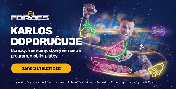 Forbes casino online - návod na registraci