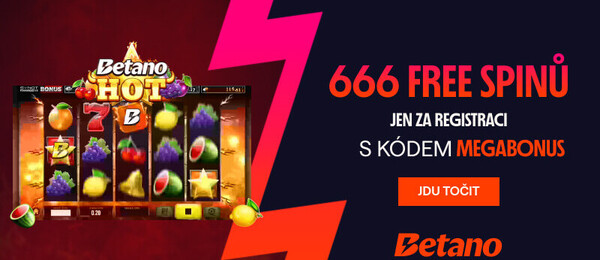 666 free spinů od Betana