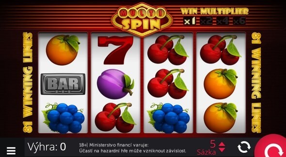 Zahrajte si u Betoru MultiSpin a okuste funkci Extra Multiplikátor.