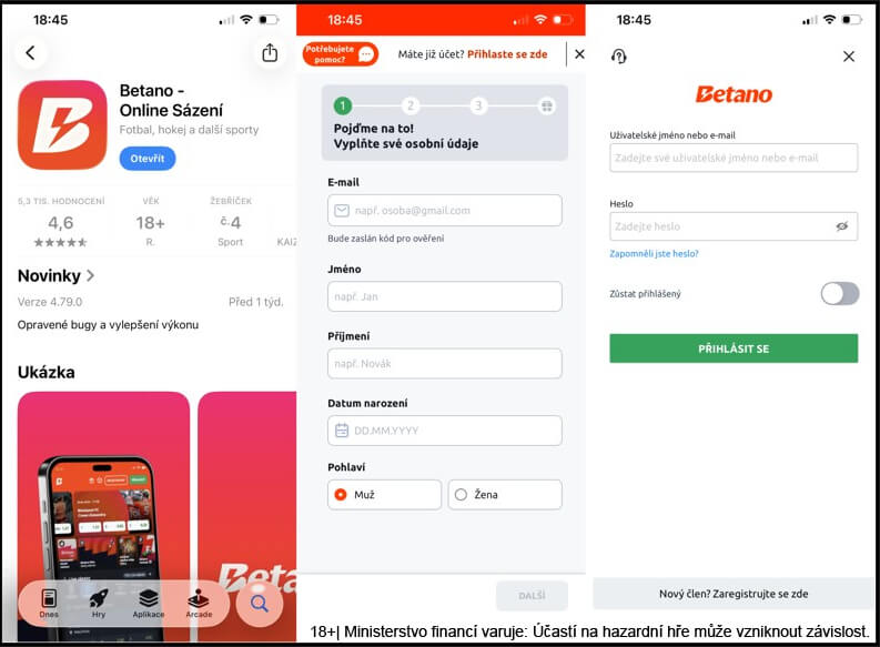 Betano apk: stažení je velmi snadné