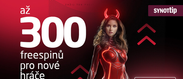 SYNOT TIP free spiny a bonus 500,- zdarma